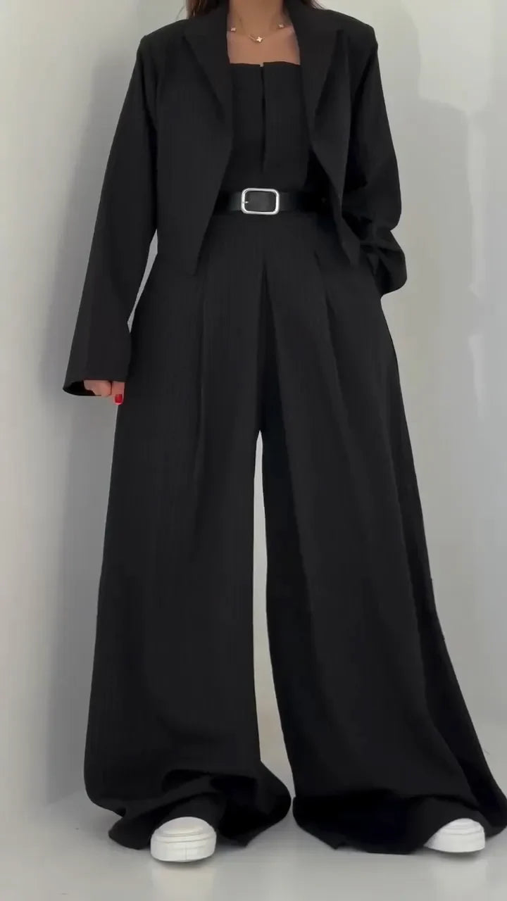 Eclat™ - Women's Bustier & Jacket Set – Elegant & Trendy Style