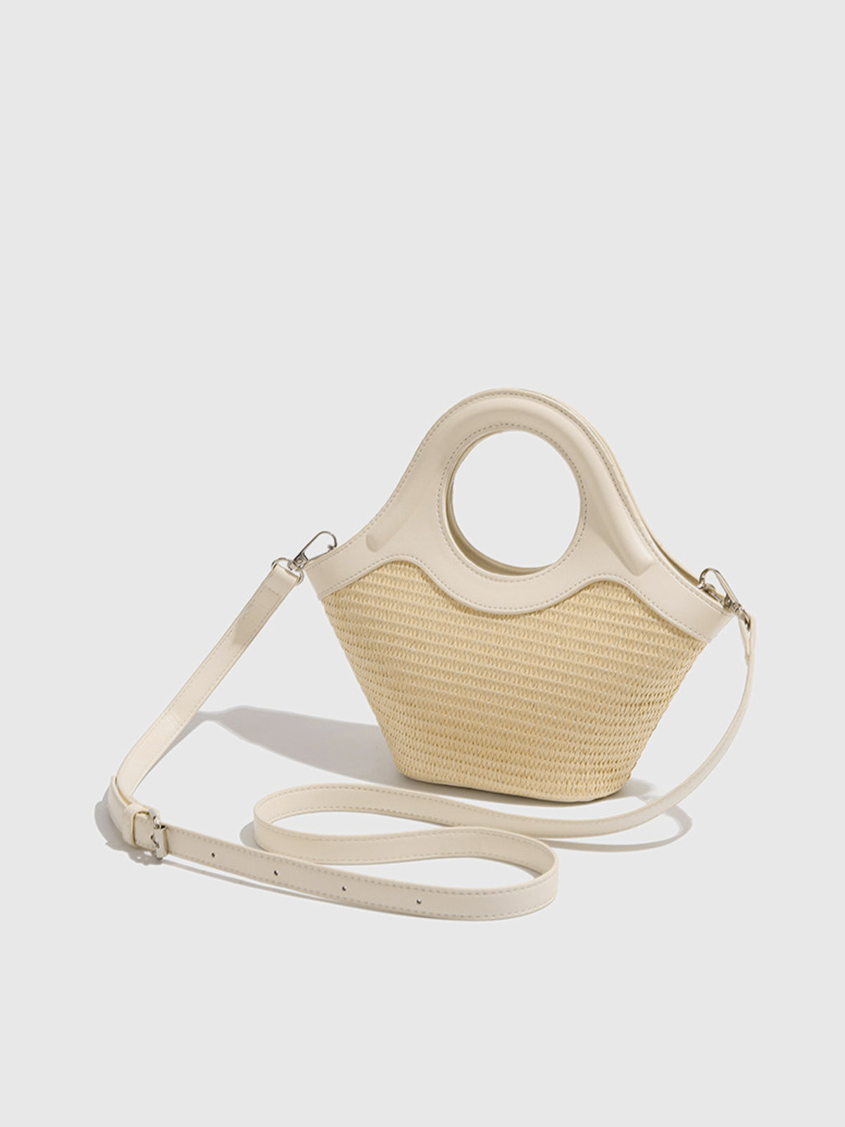 Ivory Strand Circle Bag