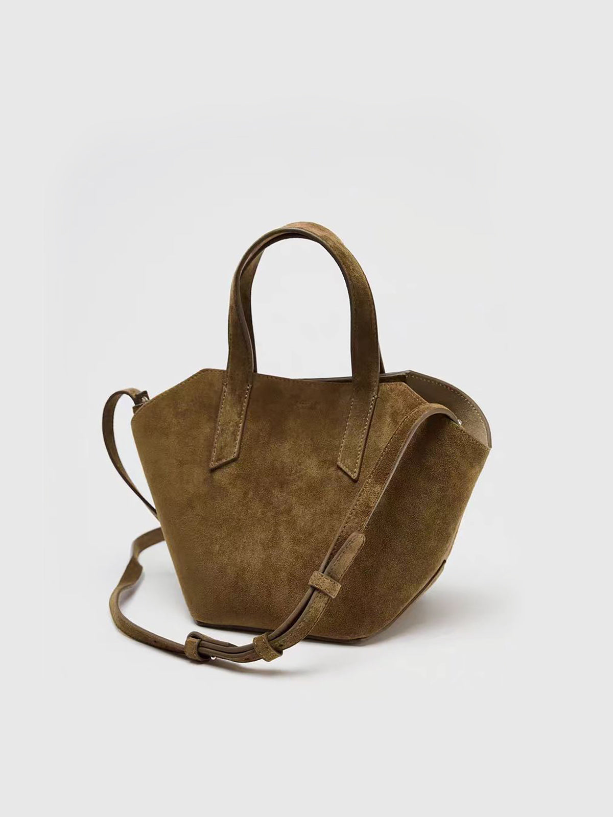 Suede Mini Tote Bag